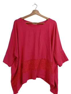 Shirts>burani callezioni T-Shirt Größe 36 rot