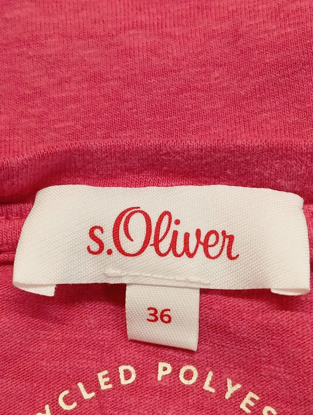 Shirts>s.Oliver T-Shirt Größe 36 pink