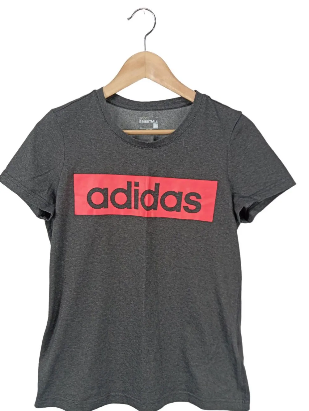 Shirts>Adidas T-Shirt Größe 40 hellgrau
