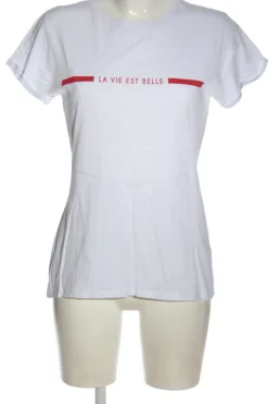 Shirts>Amisu T-Shirt Größe 38 weißrot