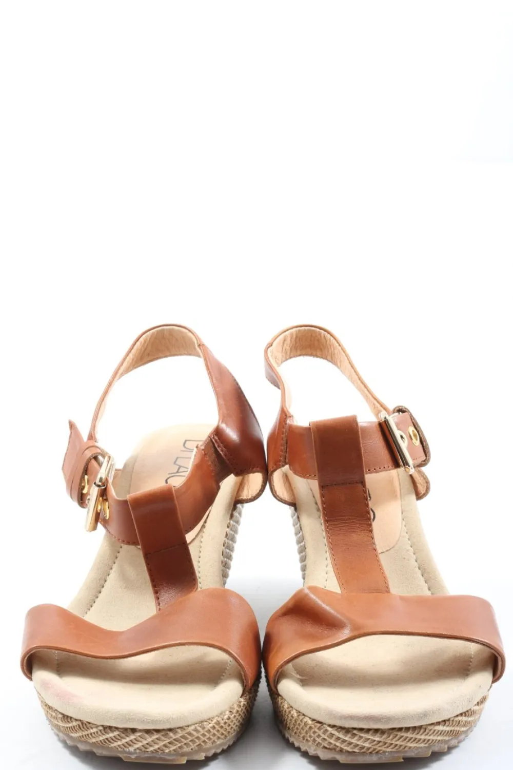 Sandaletten>di Lauro T-Steg-Sandaletten Größe 39 brauncreme