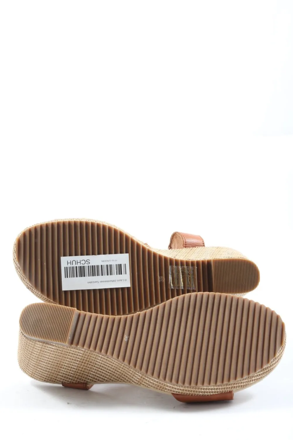 Sandaletten>di Lauro T-Steg-Sandaletten Größe 39 brauncreme