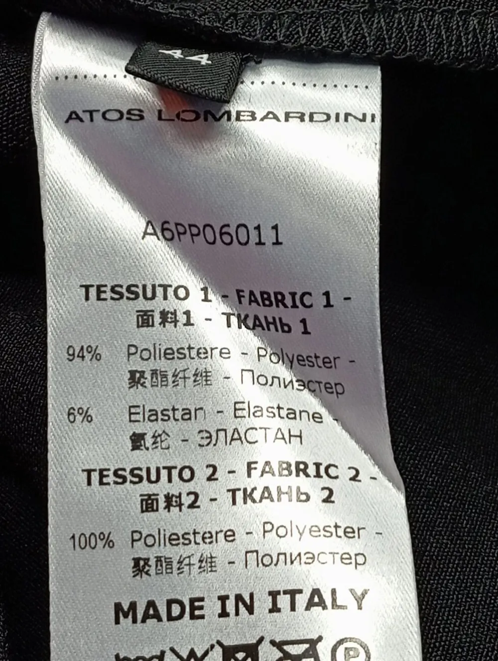 Blusen>Atos Lombardini Tunikabluse Größe 38 schwarz