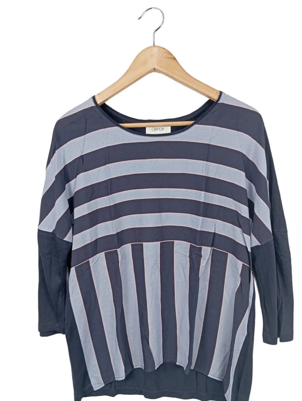 Shirts>Carton U-Boot-Shirt Größe 38 blauhellgrau