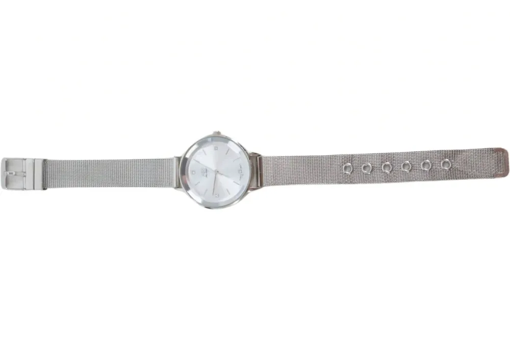 Uhren> Uhr silberfarben