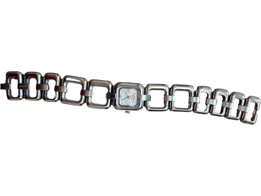 Uhren>Fossil Uhr silberfarben