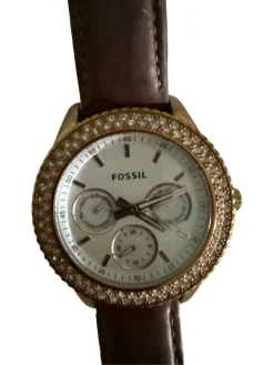 Uhren>Fossil Uhr goldfarben