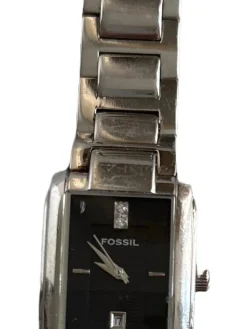 Uhren>Fossil Uhr silberfarben