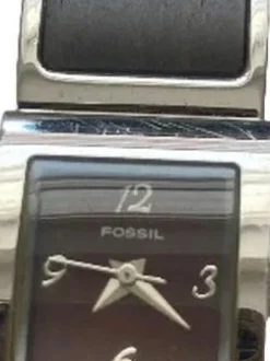 Uhren>Fossil Uhr silberfarben