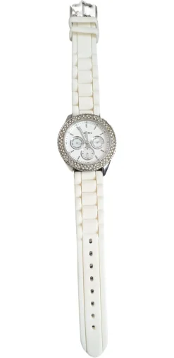 Uhren>Fossil Uhr weiß