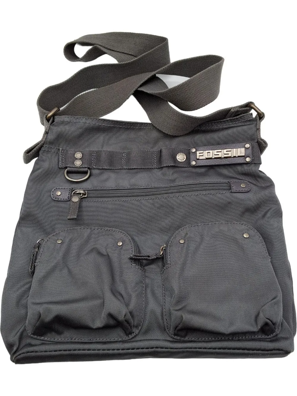 Umhängetaschen>Fossil Umhängetasche grau