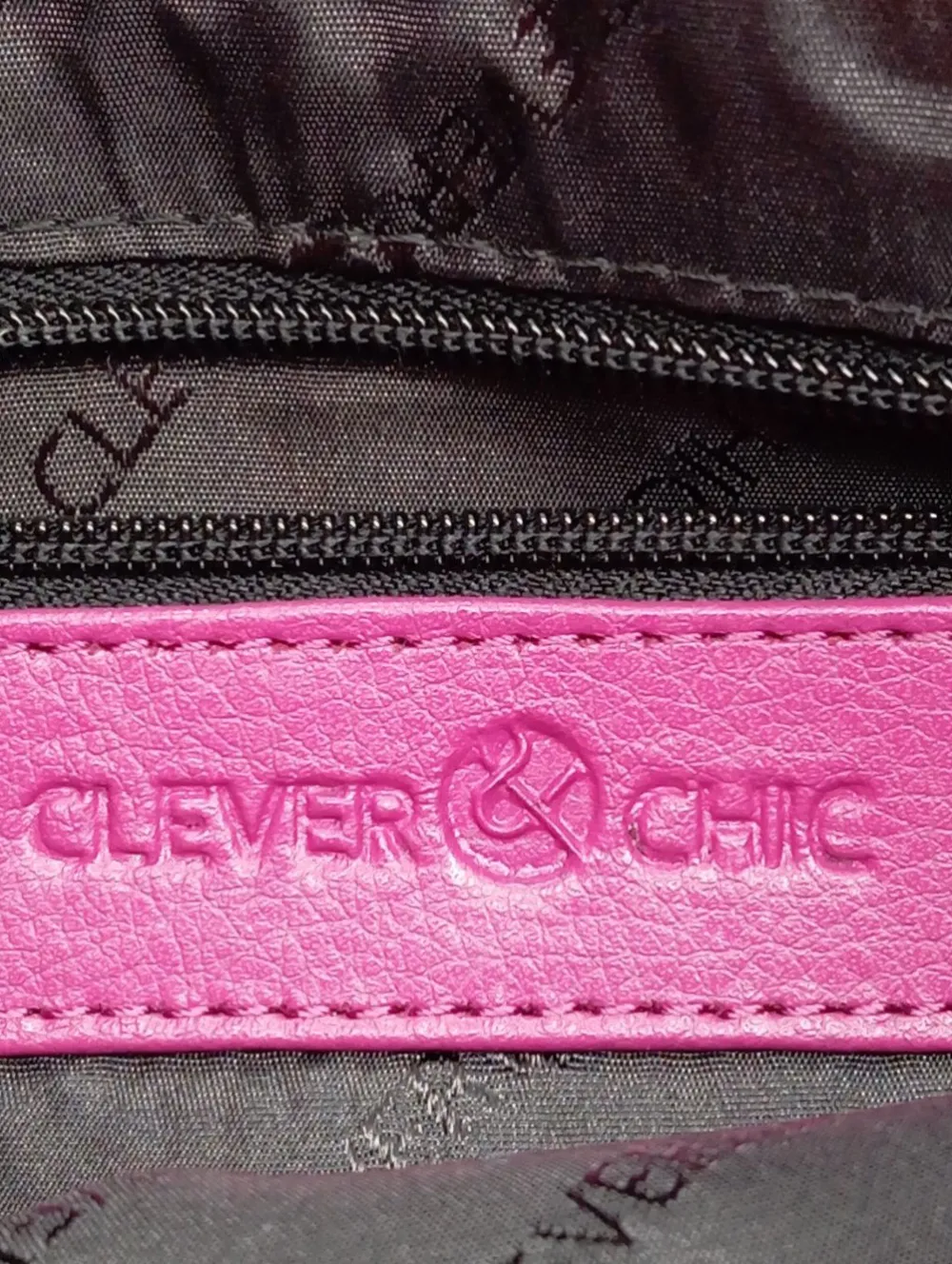 Umhängetaschen>Clever & Chic Umhängetasche pink