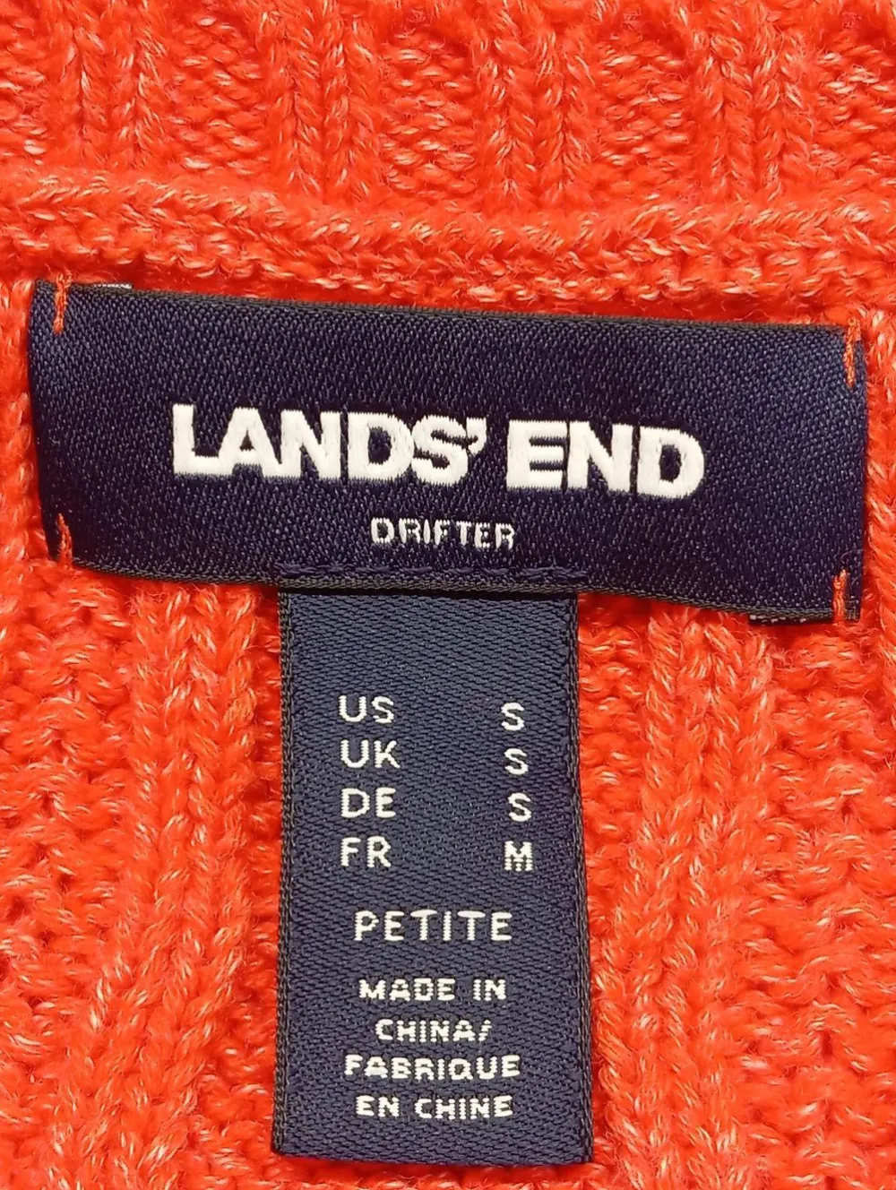 Pullover>Landsu2019 End V-Ausschnitt-Pullover Größe 36 rot