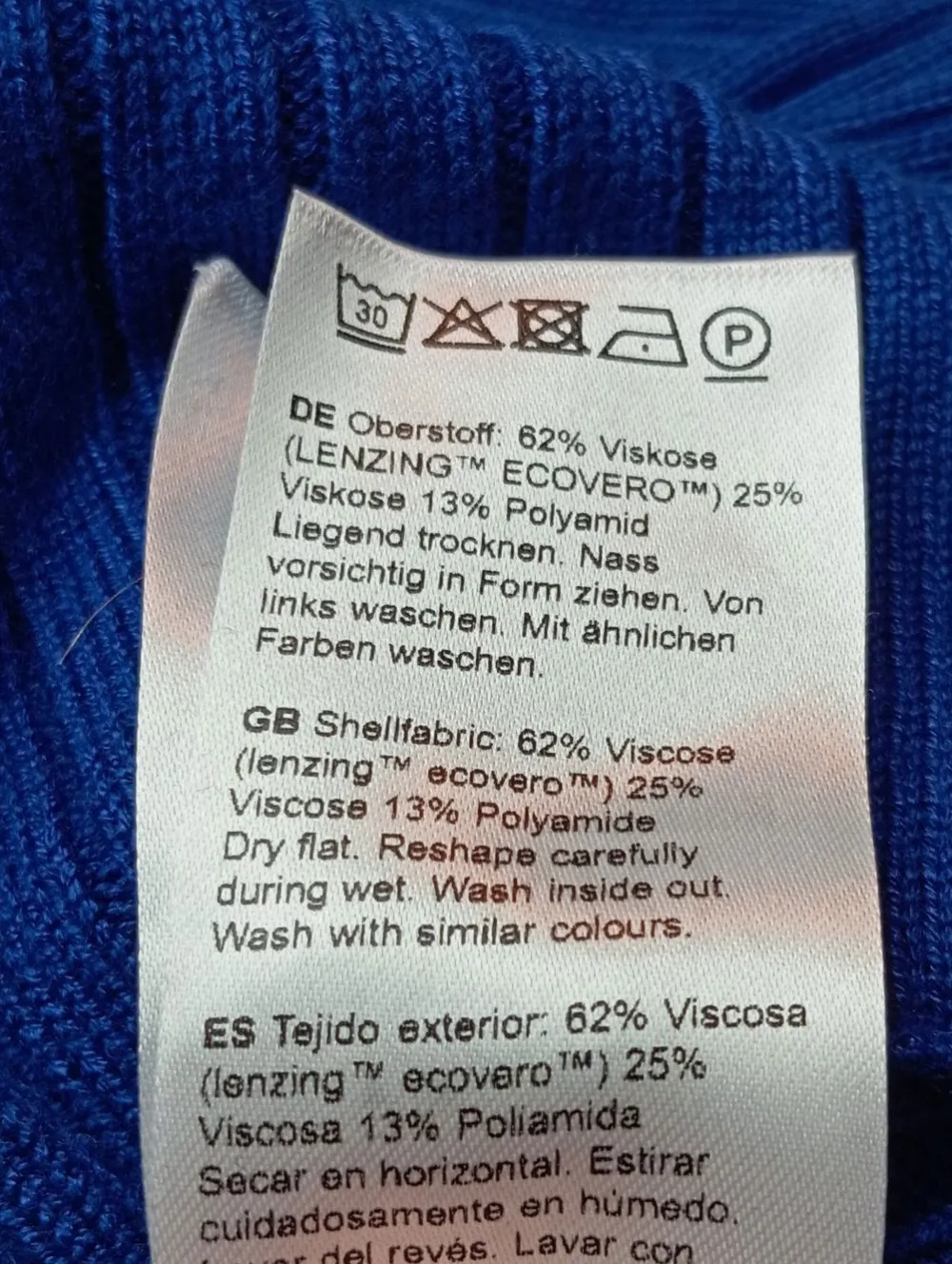 Pullover>Katy Perry V-Ausschnitt-Pullover Größe 42 blau