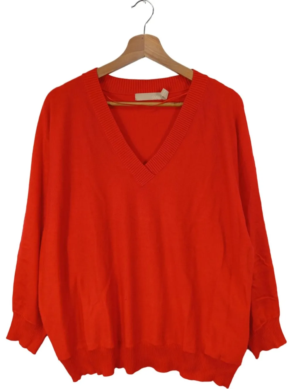 Pullover>Culture V-Ausschnitt-Pullover Größe 44 rot