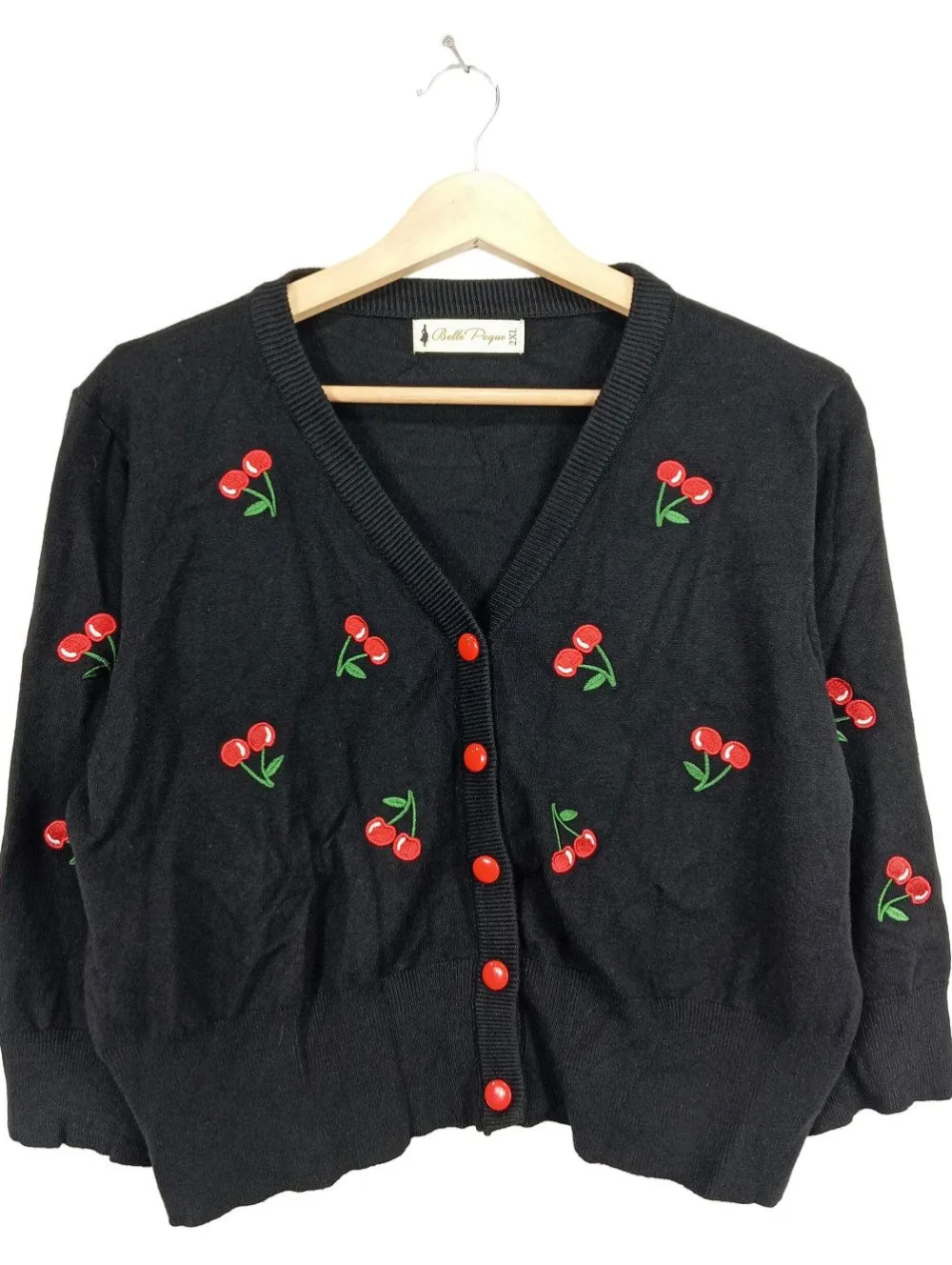 V-Ausschnitt-Pullover Größe 44-Belle Poque Outlet