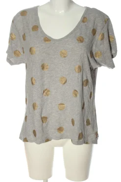 Shirts>Leon & Harper V-Ausschnitt-Shirt Größe 38 hellgraugoldfarben