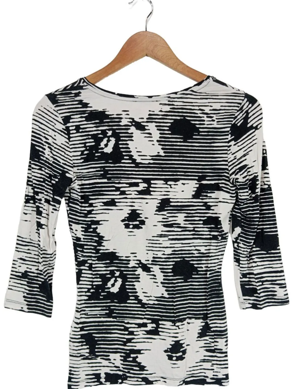 Shirts>Lauru00e8l V-Ausschnitt-Shirt Größe 32 schwarzweiß