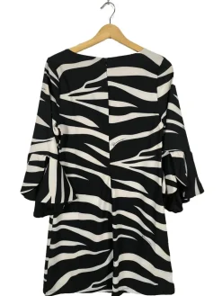 Kleider>Rina Scimento Volantkleid Größe 38 schwarzweiß