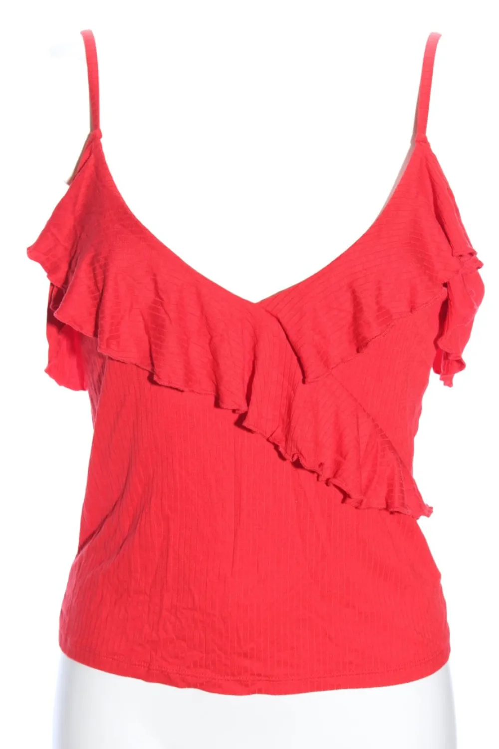 Tops>Pimkie Volanttop Größe 36 rot