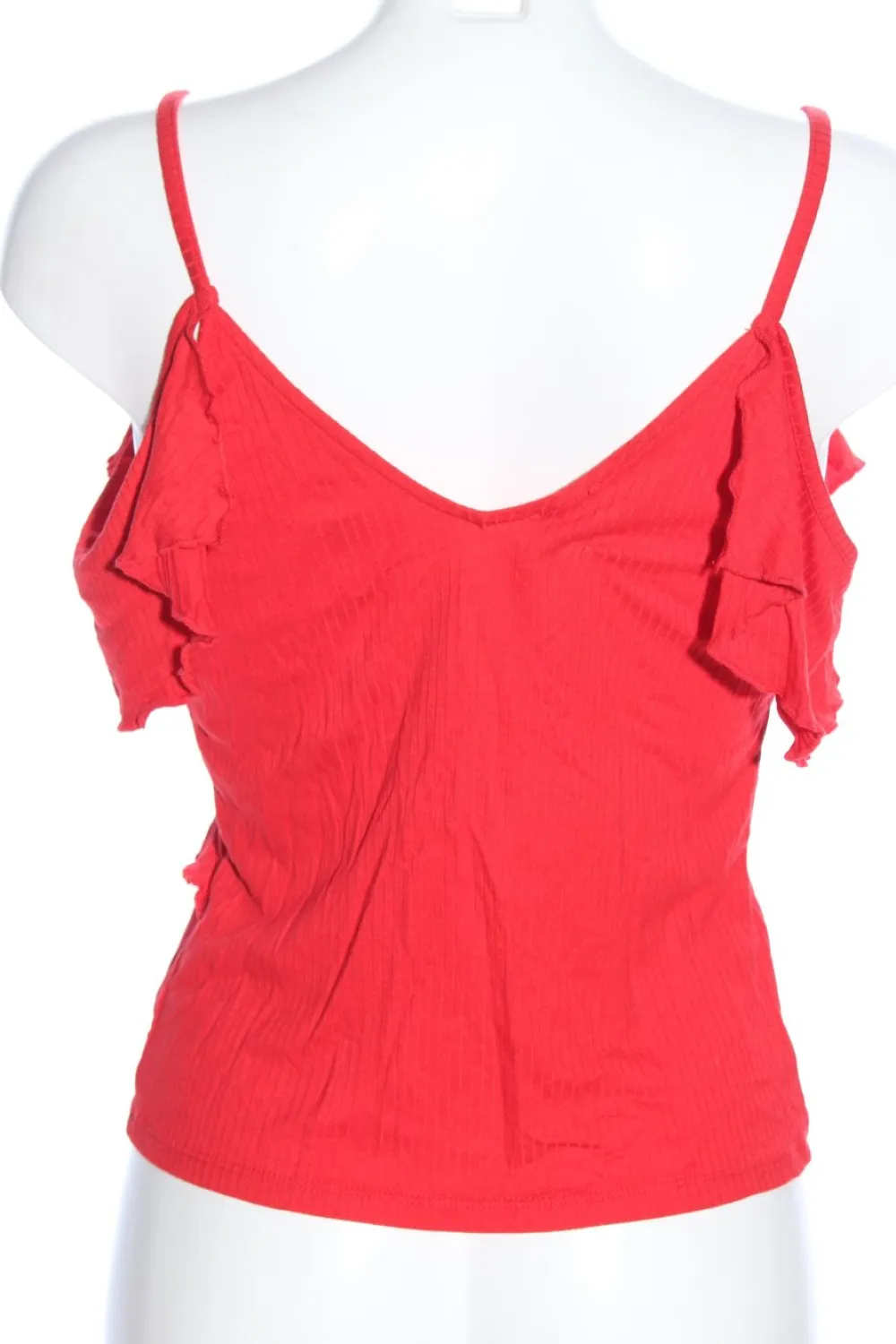 Tops>Pimkie Volanttop Größe 36 rot