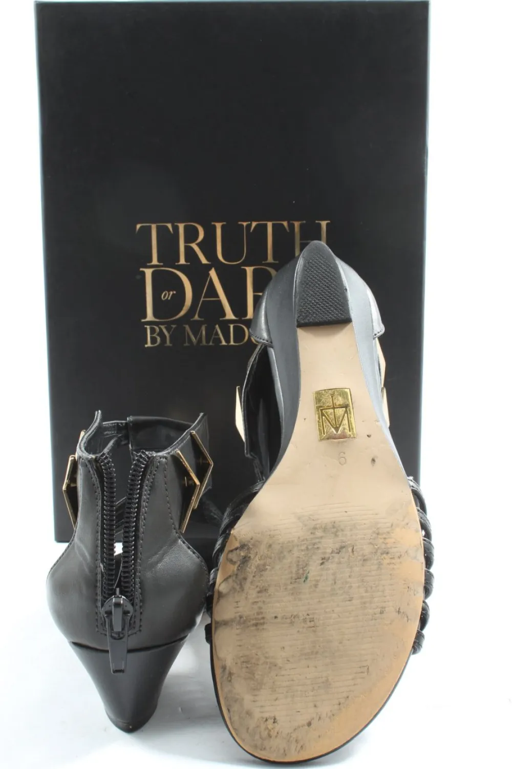 Sandaletten>Truth or Dare by Madonna Wedges Sandaletten Größe 36 schwarz