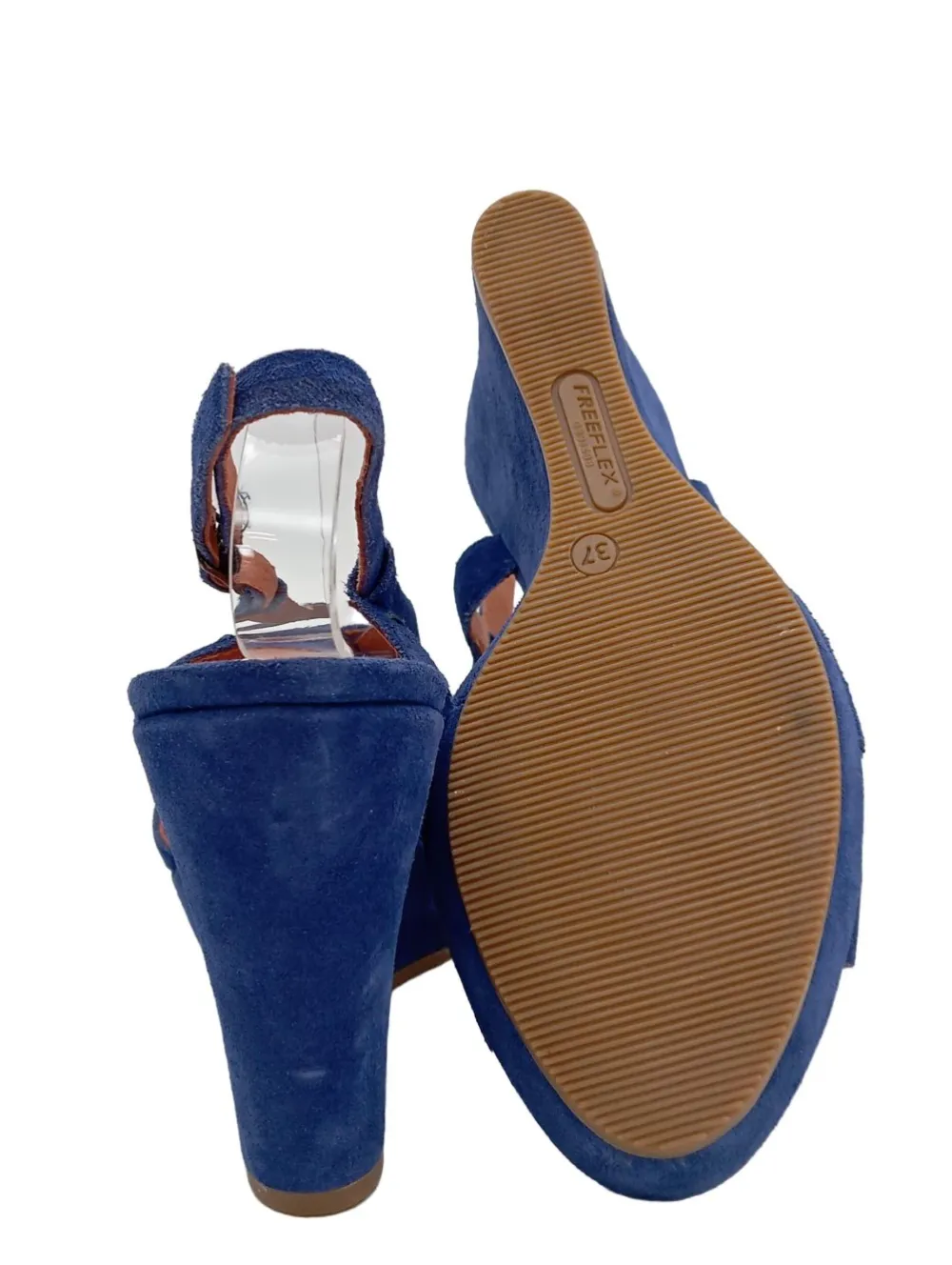 Sandaletten>Mano Wedges Sandaletten Größe 37 blau
