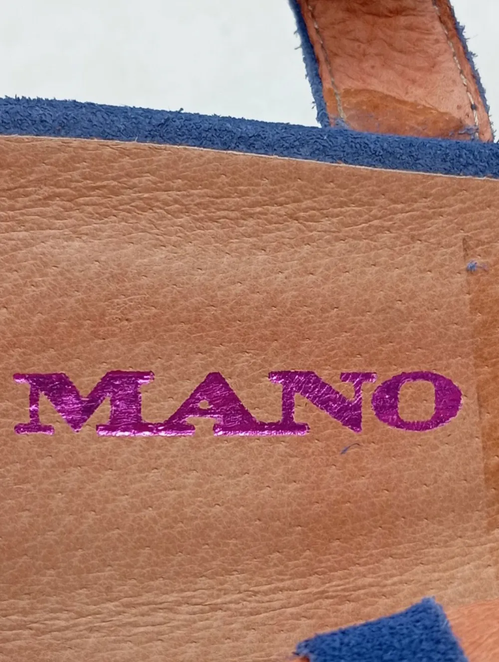 Sandaletten>Mano Wedges Sandaletten Größe 37 blau