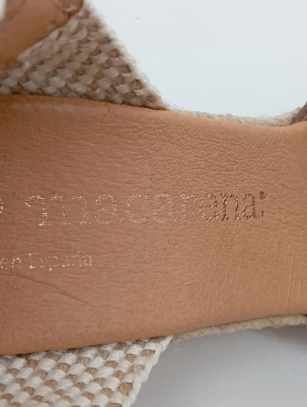 Sandaletten>Macarena Wedges Sandaletten Größe 36 braun