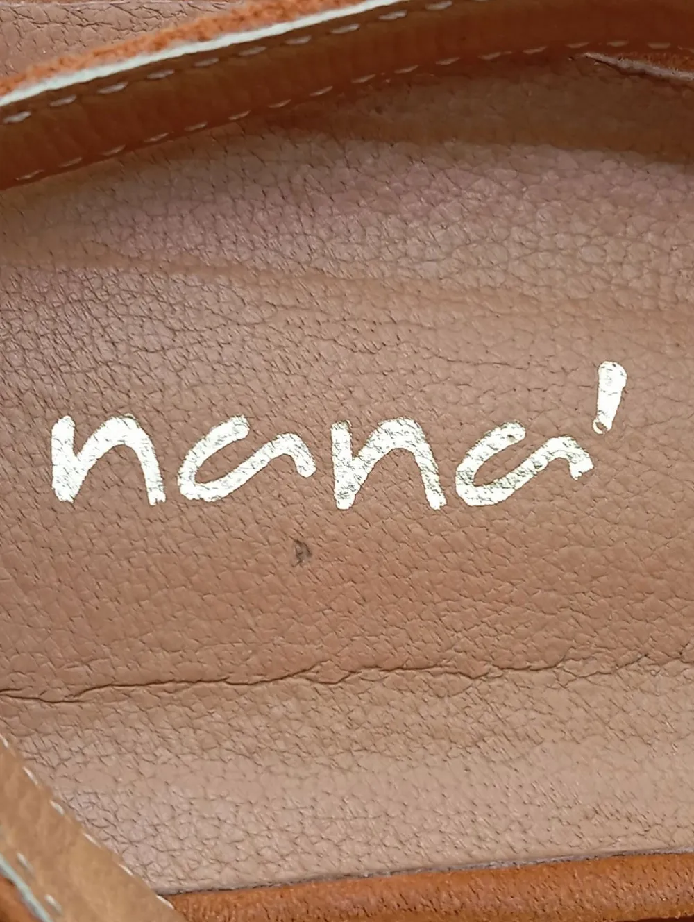 Sandaletten>nanu00e1 Wedges Sandaletten Größe 41 hellorangewollweiß