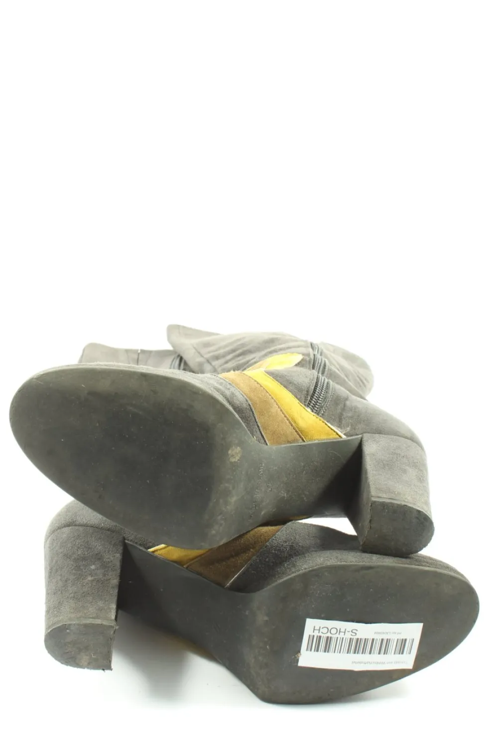 Stiefel>Tuva&Linn Weitschaftstiefel Größe 37 hellgrau