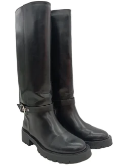 Stiefel>H&M Weitschaftstiefel Größe 39 schwarz