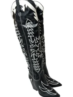 Stiefel>sheln Westernstiefel Größe 39,5 schwarz