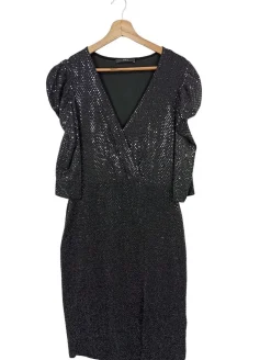 Kleider>Set Wickelkleid Größe 38 schwarz