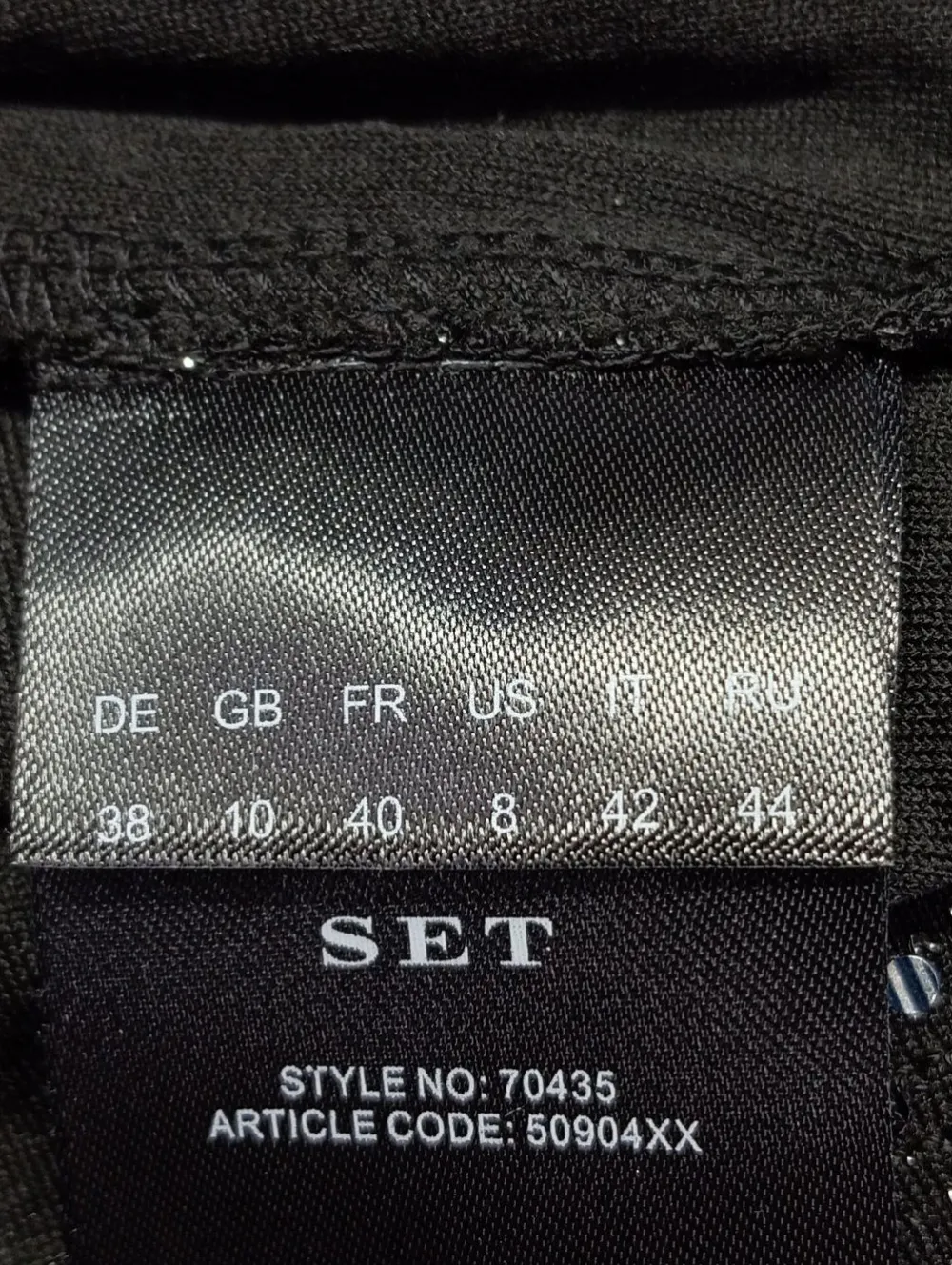 Kleider>Set Wickelkleid Größe 38 schwarz