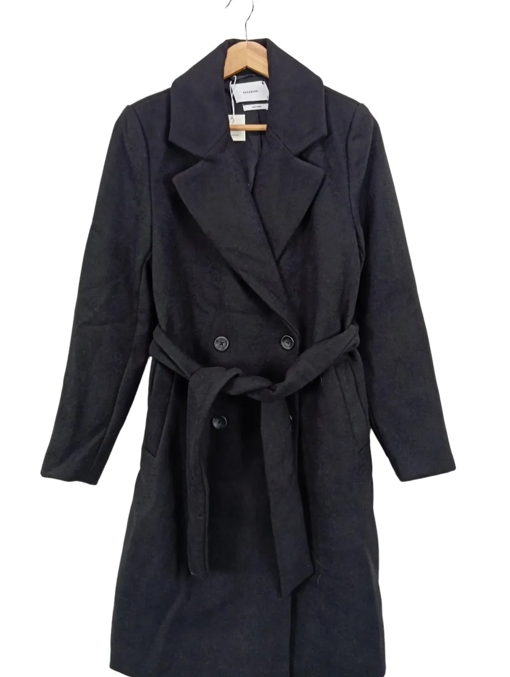 Mäntel>Reserved Wintermantel Größe 36 schwarz