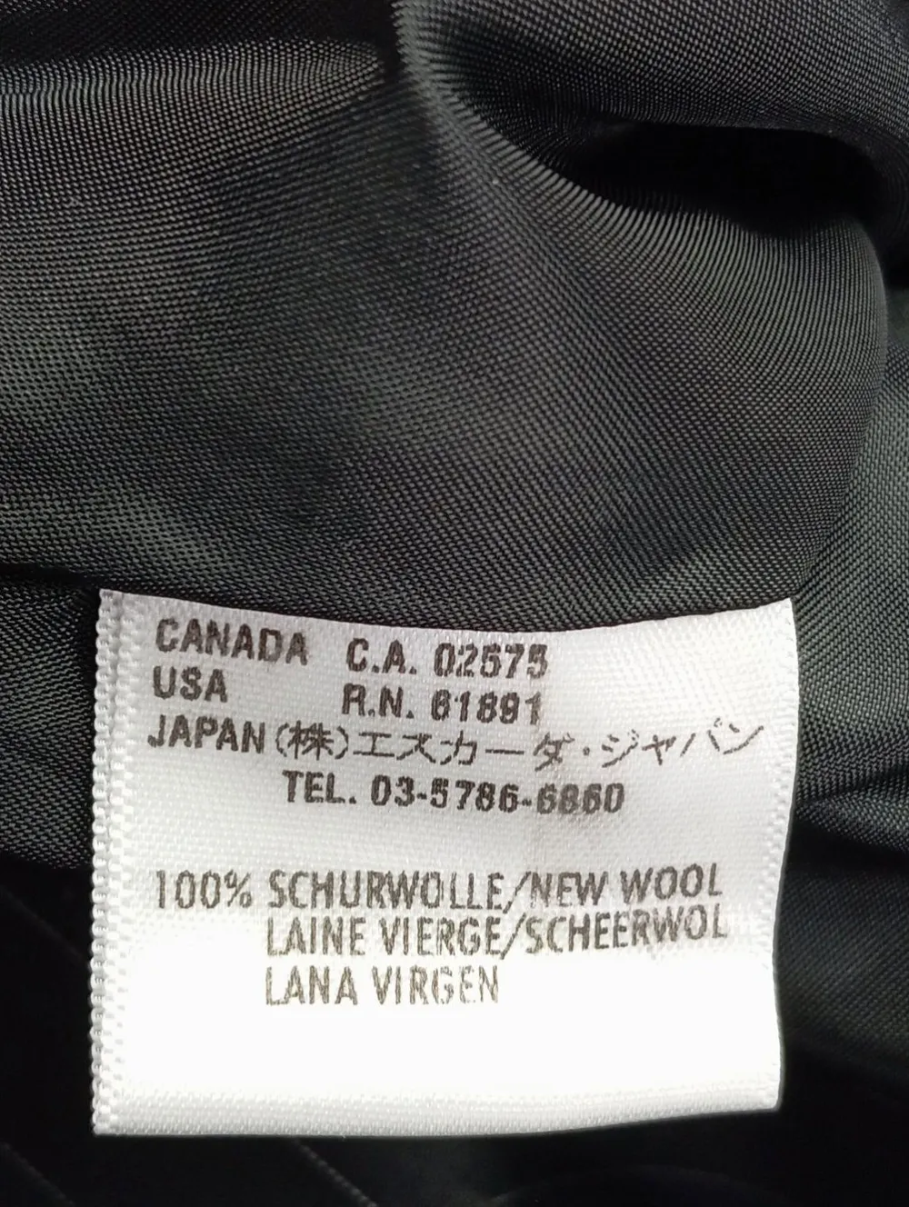 Blazer>Escada Woll-Blazer Größe 38 schwarz