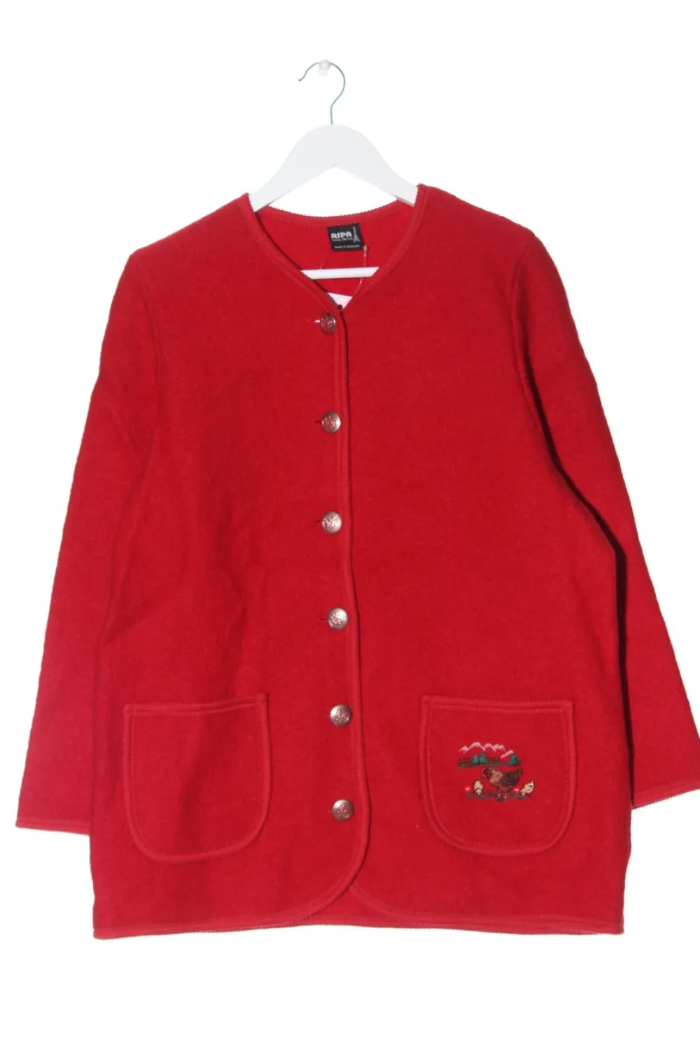 Blazer>ASPA Woll-Blazer Größe 44 rot