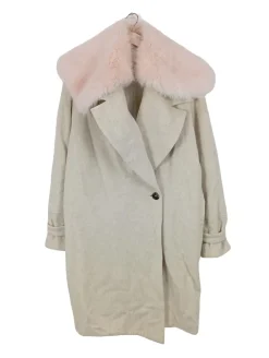 Mäntel>Malaika Raiss Wollmantel Größe 34 wollweißpink