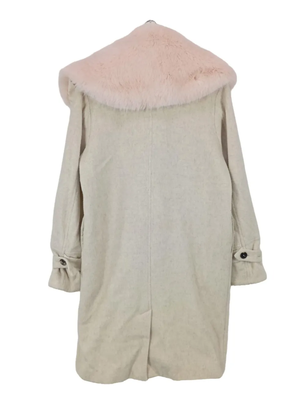 Mäntel>Malaika Raiss Wollmantel Größe 34 wollweißpink