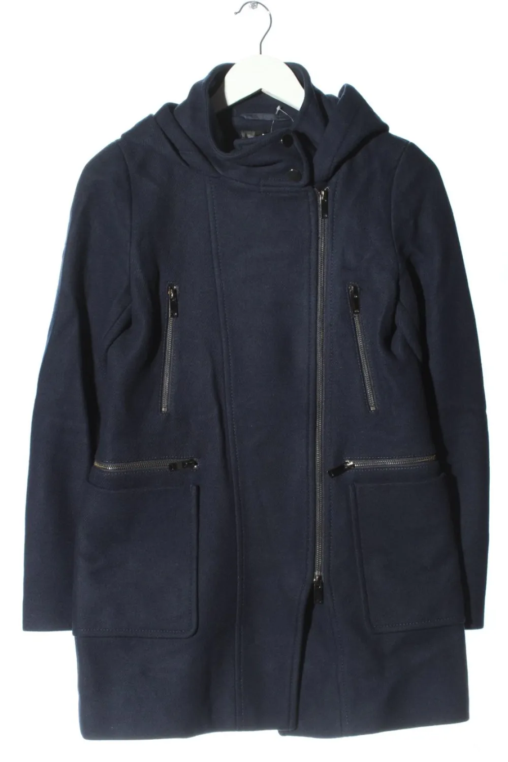 Mäntel>Hallhuber Wollmantel Größe 34 blau