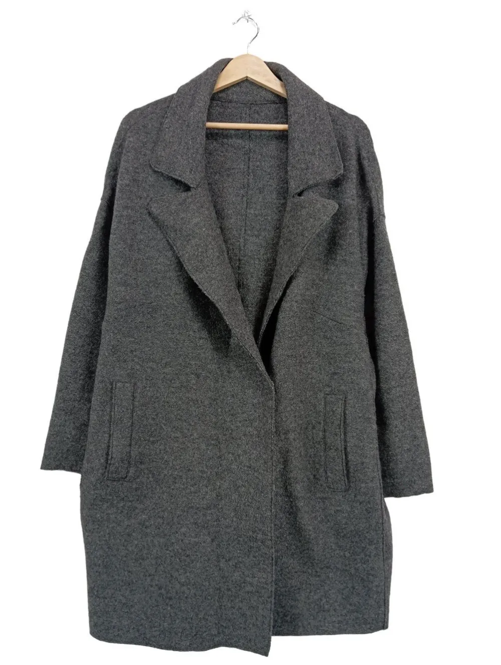 Mäntel>Fuchs Schmitt Wollmantel Größe 46 dunkelgrau