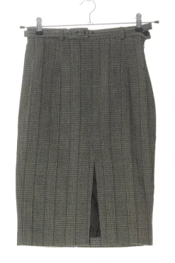 Röcke>Zara Woman Wollrock Größe 36 wollweißkhaki