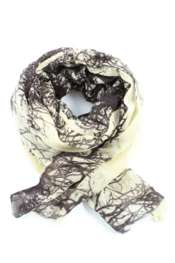 Schals>Salto Wollschal wollweißschwarz